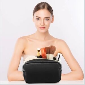 Black Makeup Bag